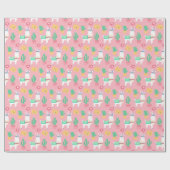 Papier Cadeau Llamas (Plat)