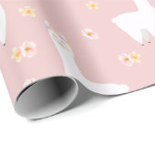 Papier Cadeau Llamas (Coin rond)