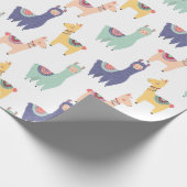 Papier Cadeau Llamas (Coin)