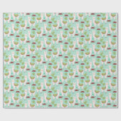 Papier Cadeau Llamas (Plat)