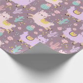 Papier Cadeau Llamas (Coin)