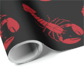Papier Cadeau Lobster Wrapping Paper (Coin rond)