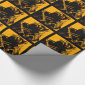 Papier Cadeau locomotive vintage (Coin)