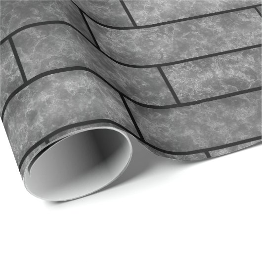 Papier Cadeau Loft, loft en marbre (Coin rond)