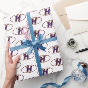 Papier Cadeau Logo Athlétique des Hawks de Hunter College