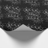 Papier Cadeau Logo Black & Silver Rock & Roll (Coin)