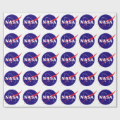Papier Cadeau Logo de boulette de viande de la NASA (Plat)