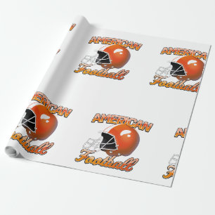 Papier Cadeau logo de football américain