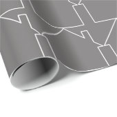 Papier Cadeau Logo de la maison du locateur (Coin rond)