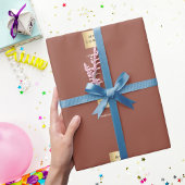 Papier Cadeau logo de l'entreprise de terre cuite