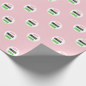 Papier Cadeau Logo de l'entreprise Pink Professional Editable (Coin)