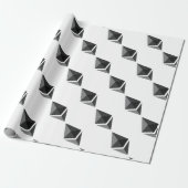 Papier Cadeau Logo de l'Ethereum uniquement (Déroulé)