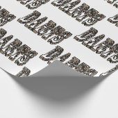 Papier Cadeau Logo de l'image de fléchettes, (Coin)