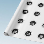 Papier Cadeau Logo de votre entreprise & Texte simple et moderne