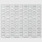 Papier Cadeau Logo d'entreprise personnalisé (Plat)