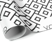 Papier Cadeau Logo d'entreprise personnalisé (Coin rond)