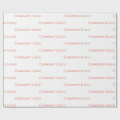 Papier Cadeau Logo d'entreprise personnalisé (Plat)