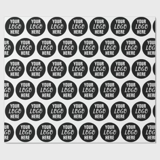 Papier Cadeau Logo d'entreprise personnalisé (Plat)