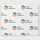 Papier Cadeau Logo d'entreprise personnalisé (Plat)