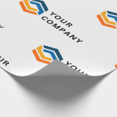 Papier Cadeau Logo d'entreprise personnalisé (Coin)