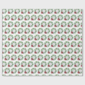 Papier Cadeau Logo d'entreprise personnalisé Fer de Noël bleu bl (Plat)