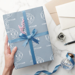 Papier Cadeau Logo d'entreprise personnalisé Nom de l'entreprise