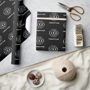 Papier Cadeau Logo d'entreprise personnalisé Nom de l'entreprise