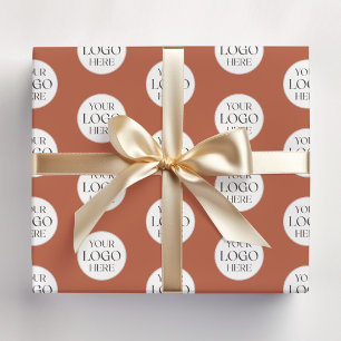 Papier Cadeau Logo d'entreprise personnalisé pour promotion comm