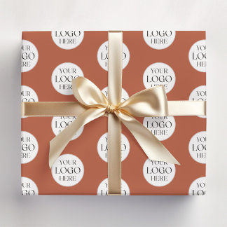 Papier Cadeau Logo d'entreprise personnalisé pour promotion comm