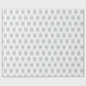 Papier Cadeau Logo d'entreprise personnalisée moderne marque com (Plat)