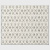 Papier Cadeau Logo d'entreprise personnalisée moderne marque com (Plat)