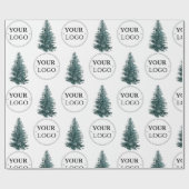 Papier Cadeau Logo d'entreprise Promotion d'entreprise Sapin de  (Plat)