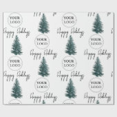 Papier Cadeau Logo d'entreprise Promotion d'entreprise Sapin de  (Plat)