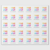 Papier Cadeau Logo d'entreprise promotionnel couleur personnalis (Plat)