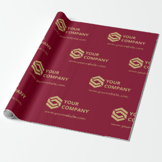 Papier Cadeau Logo d'entreprise promotionnel personnalisé Marqué