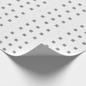 Papier Cadeau Logo d'entreprise simple et petits éléments texte (Coin)