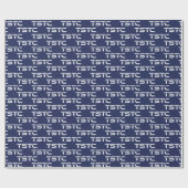 Papier Cadeau Logo du bloc du TSTC (Plat)