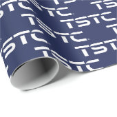 Papier Cadeau Logo du bloc du TSTC (Coin rond)