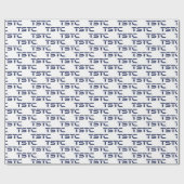 Papier Cadeau Logo du bloc du TSTC (Plat)