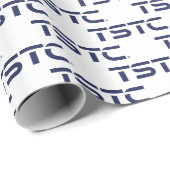 Papier Cadeau Logo du bloc du TSTC (Coin rond)