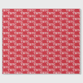 Papier Cadeau Logo du bloc du TSTC (Plat)