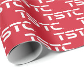 Papier Cadeau Logo du bloc du TSTC (Coin rond)