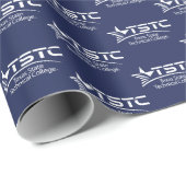 Papier Cadeau Logo du Texas State Technical College (Coin rond)