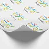 Papier Cadeau Logo du triathlon (Coin)