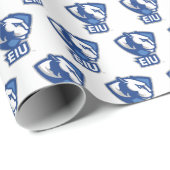 Papier Cadeau Logo Eastern Illinois University Panthers (Coin rond)
