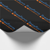 Papier Cadeau Logo FreeForm Design (Coin)