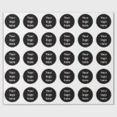 Papier Cadeau Logo personnalisé (Plat)