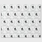 Papier Cadeau Logo professionnel personnalisé (Plat)