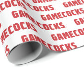 Papier Cadeau Logo rouge de Jacksonville State University Gameco (Coin rond)