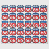 Papier Cadeau Logo Route 66 (Plat)
